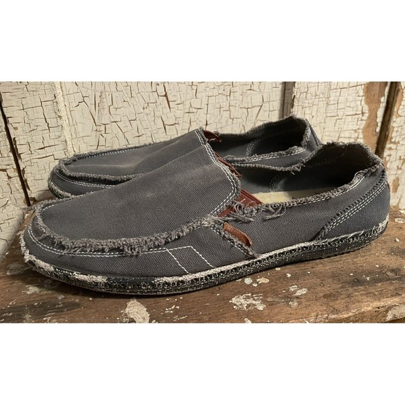 CASMAG Men's Casual Cloth Shoes Canvas Slip on Loafers Leisure Vintage Flat... - Picture 3 of 10